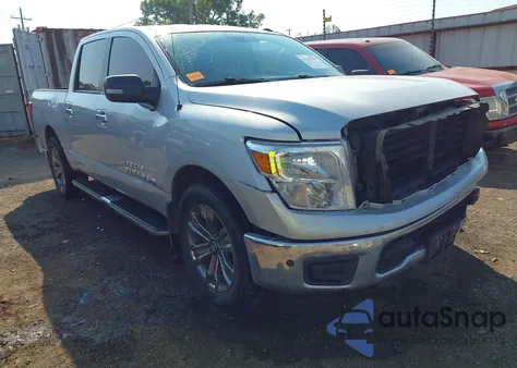 2019 Nissan Titan Sv из США, поврежденный, VIN 1N6AA1E6XKN522349